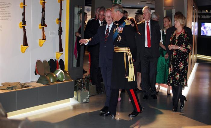 HRH The Prince of Wales opens the Firing Line